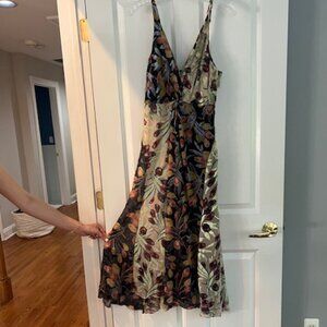 Cinq a Seot Fruit Print Dress - Size 10